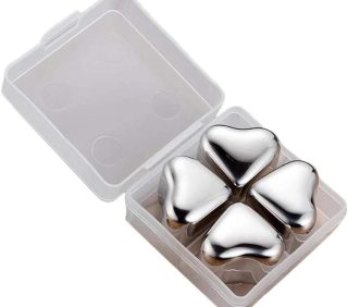 Stainless Steel Square Shaped Whiskey Stones