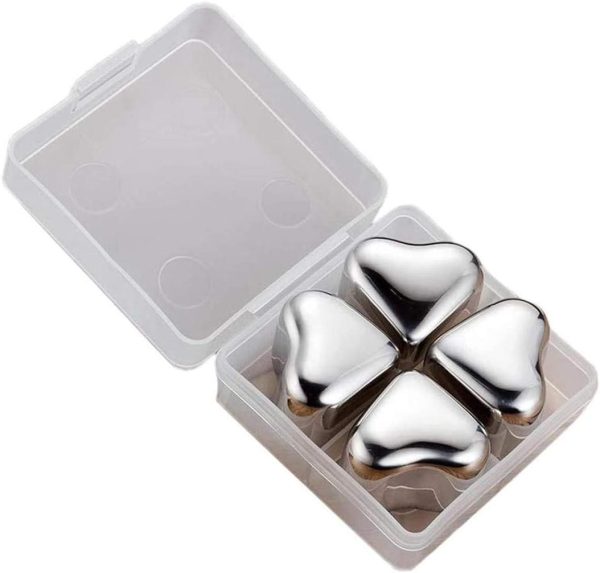 Stainless Steel Square Shaped Whiskey Stones