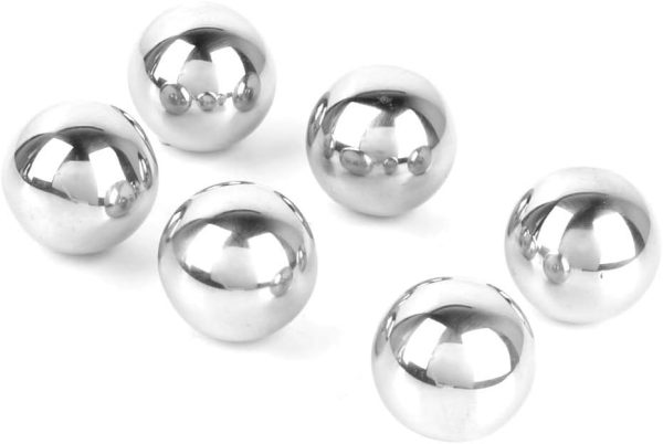 6Pcs Stainless Steel Ice Balls