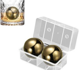 2 Pieces 55 mm Reusable Whisky Balls