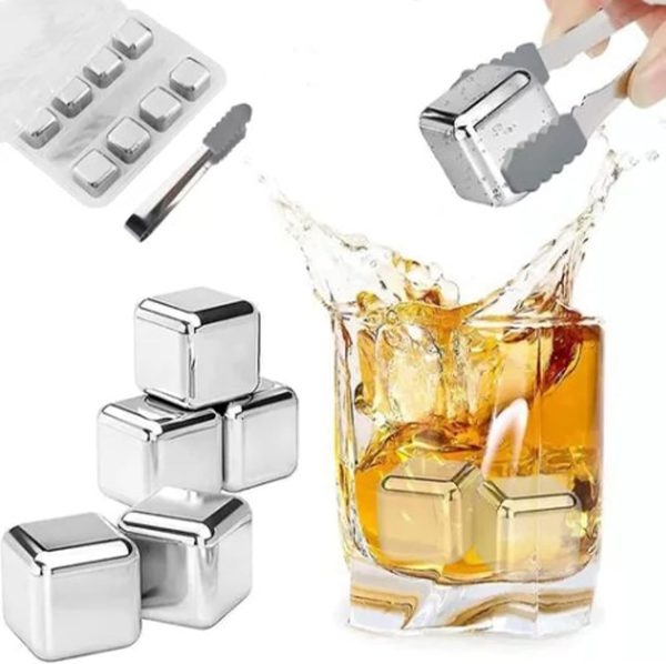 Metal Whiskey Ice Cubes