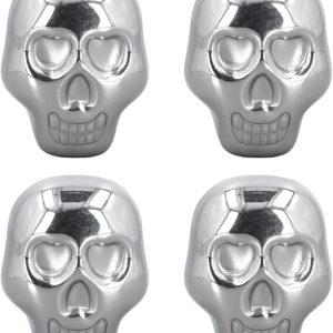 Skull Shaped Stainless Steel Ice Cubes