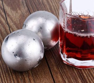 Stainless Steel Ice Balls 2Pcs