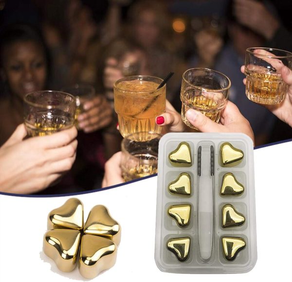 6PCS Metal Whiskey Stones