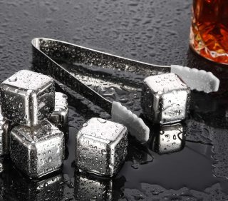 Ice Cubes Whiskey Stones – Reusable Stainless Steel Whiskey Stones – Chilling Stones