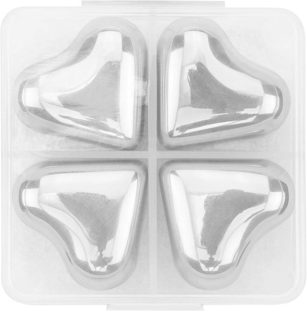 Heart Shape Stainless Steel Chilling Ice Cubes Reusable