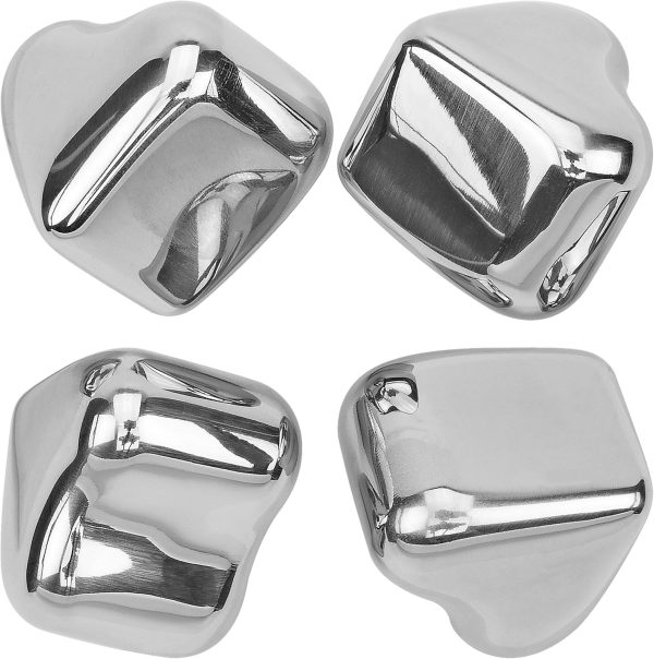 Heart Shape Stainless Steel Chilling Ice Cubes Reusable